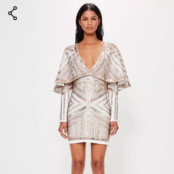 Missguided Dresses & Skirts - BNWT peace and love plunging kimono dress